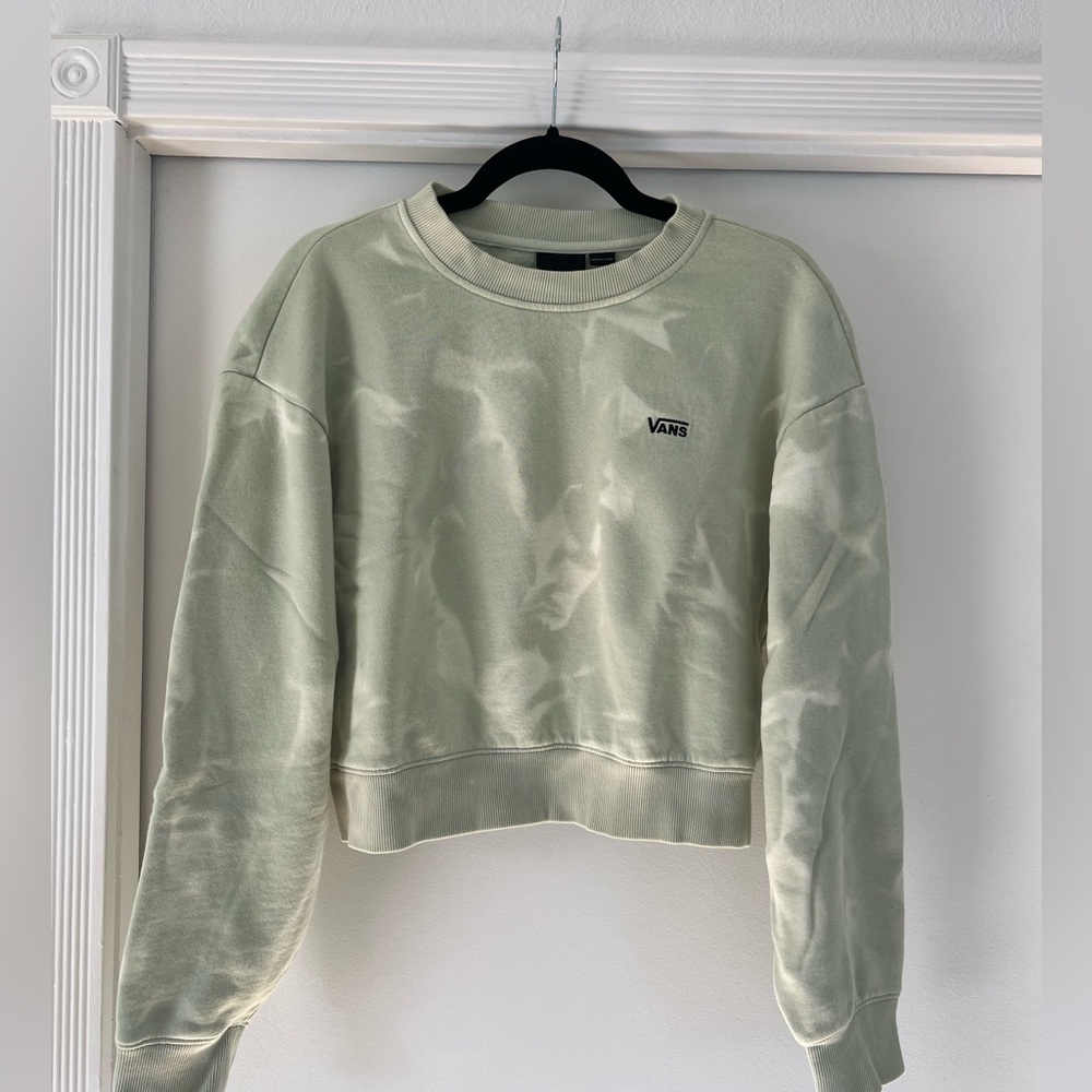 Cropped Vans Tie Dye Sweatshirt